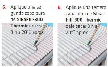 Impermeabilizar cubiertas y disminuir temperatura en clima cálido y condensación en clima frio- SIKAFILL - 300 THERMIC - Imagen 7