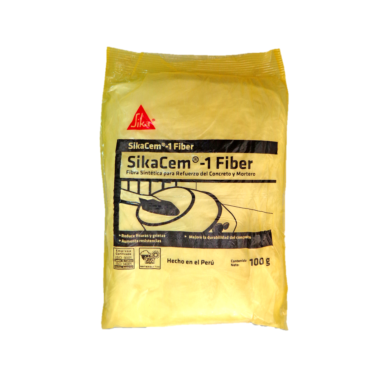 Controlar o disminuir las fisuras en concretos o morteros - SIKACEM®-1 FIBER