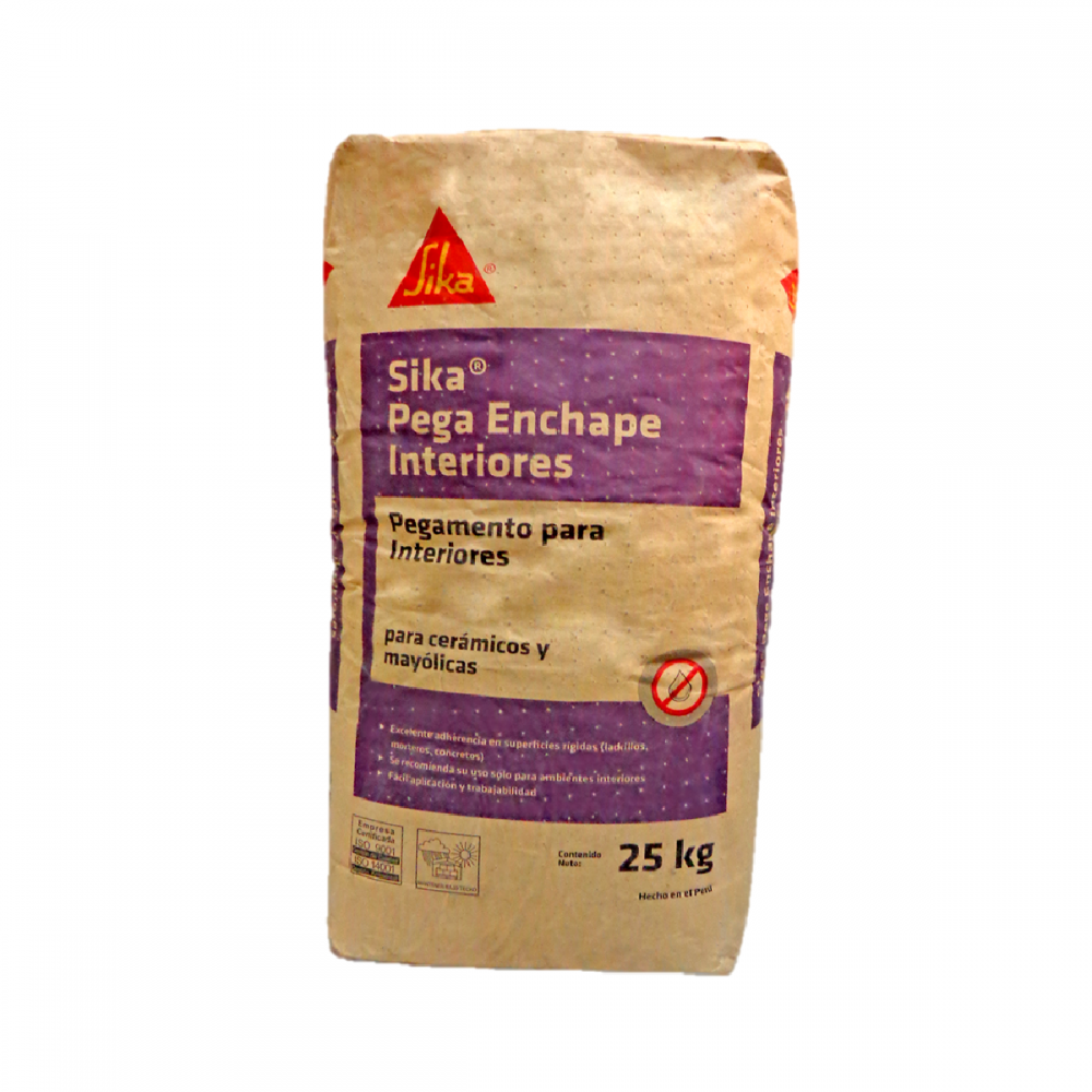 Un adhesivo de enchape cerámico económico para interiores - SIKACERAM PEGA ENCHAPE INTERIORES