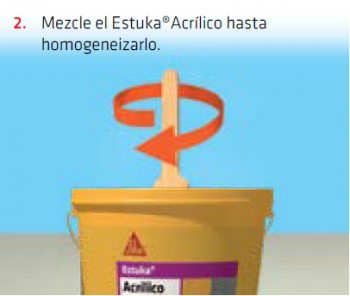 Un estuco blanco y resistente que selle fisuras del pañete en interior y exterior - ESTUKA®ACRÍLICO - Imagen 4