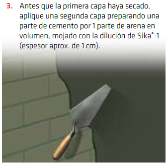 Impermeabilizar el mortero de pisos y muros - SIKA®-1 - Imagen 5