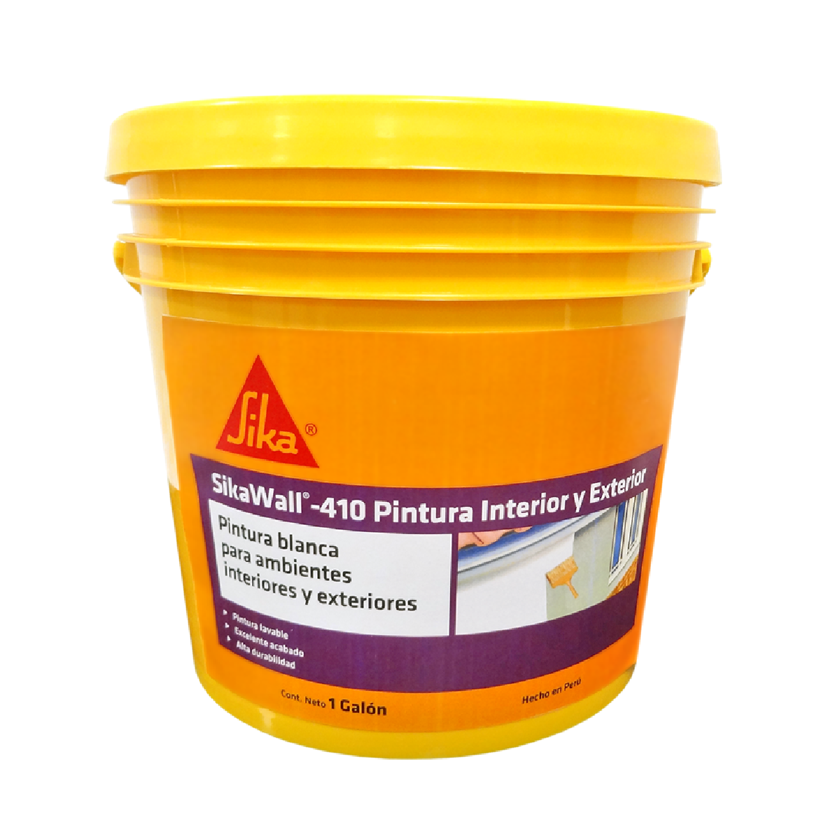 Pañete listo de rápido secado para reemplazar el uso de pañetes o revoques, evitando la fisuración y desprendimientos - SIKAWALL®-410 PINTURA INTERIOR Y EXTERIOR